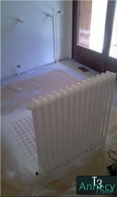 Mise en peinture des radiateurs (suite)